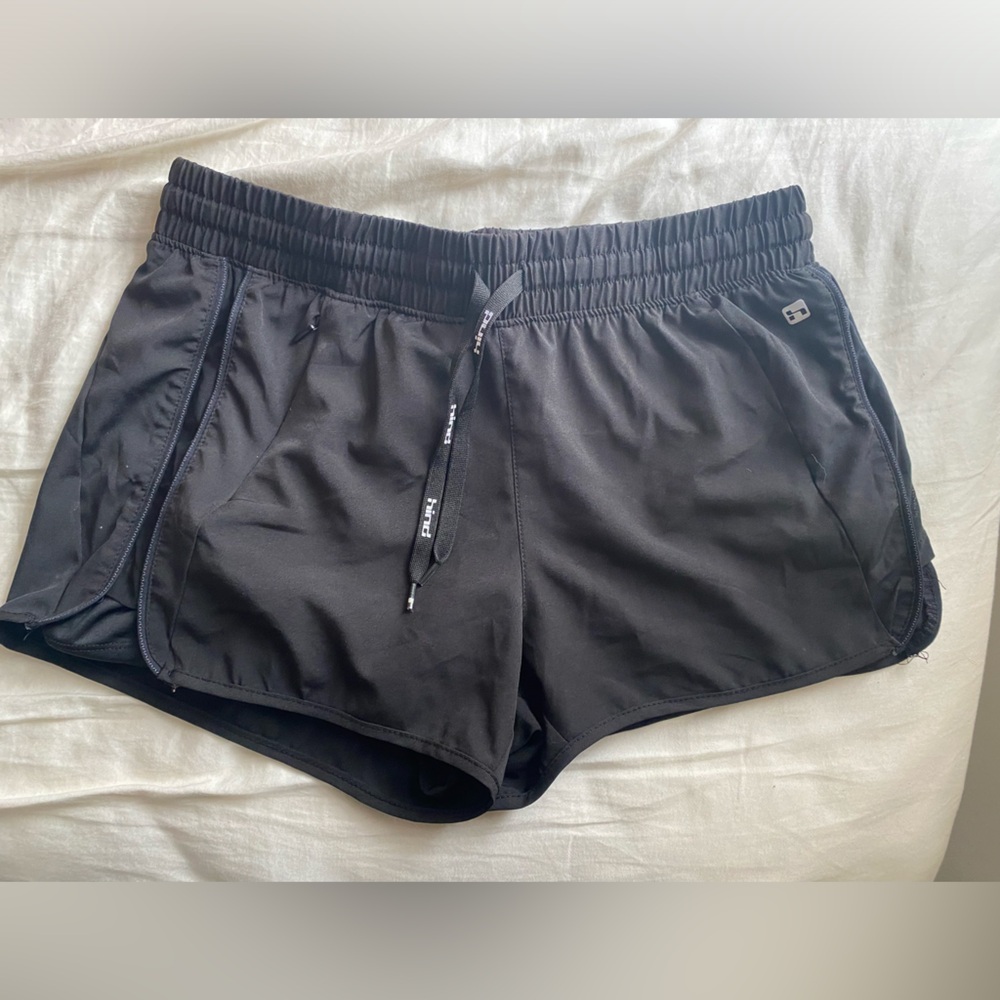 Athletic running workout shorts